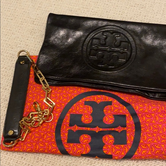 Tory Bursj black leather bag - Picture 1 of 3